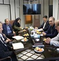 Dr. Pourkazemi met with the head of the Iranian National Institute for Oceanography and Atmospheric Science