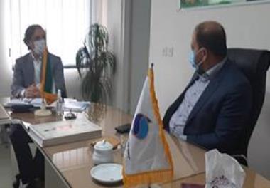 Meeting with the representative of Aliab