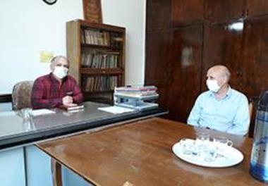 Meeting with the head of the agricultural extension office of the Organization of Agriculture - Jahad - Gonbad Kavus