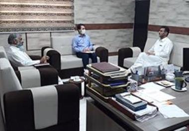 The head of the Chabahar Offshore Fisheries Research Center met with the head of the General Directorate of Cooperatives, Labor and Social Welfare in
